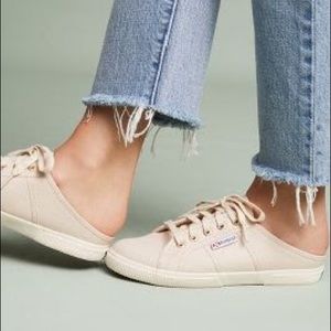 Superga Classic Lace Up Slide Sneakers
